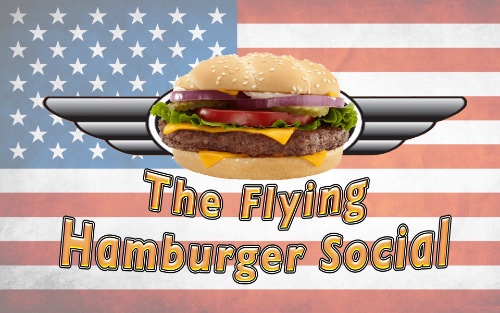 Banner of the Flying Hamburger Social